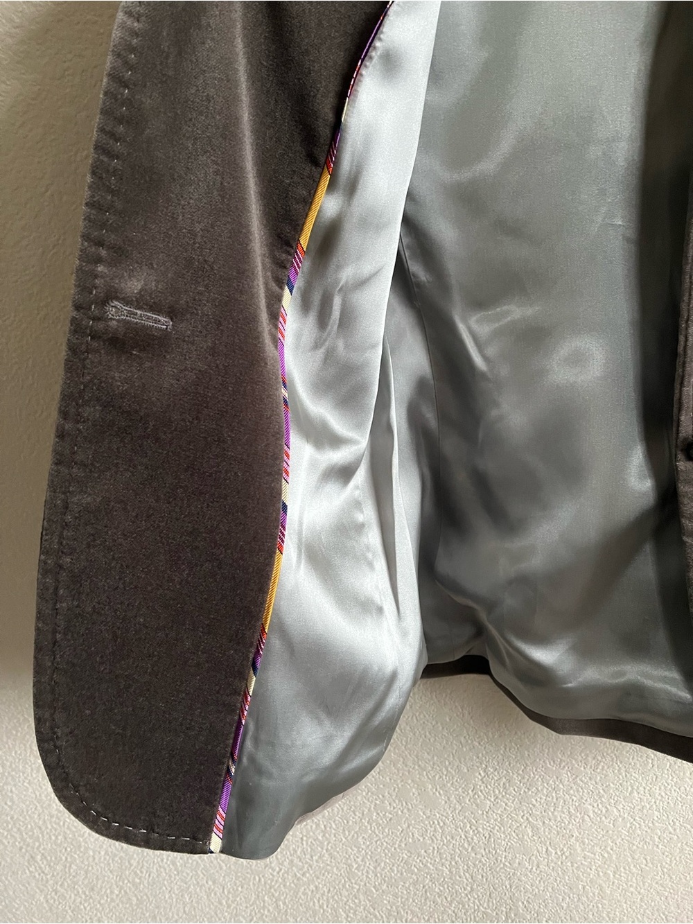 Velvet Single-Button Blazer - Picture 10 of 16
